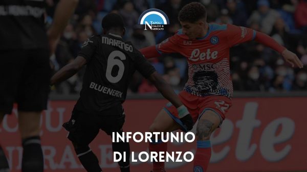 infortunio di lorenzo napoli udinese condizioni comunicato ufficiale