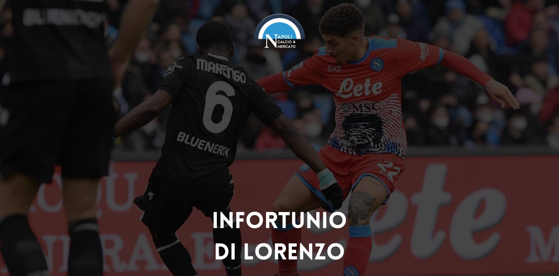 infortunio di lorenzo napoli udinese condizioni comunicato ufficiale