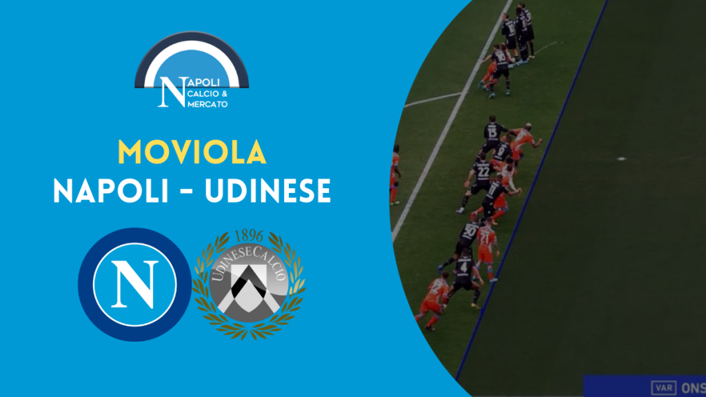 moviola napoli udinese gol osimhen fuorigioco var arbitro replay video