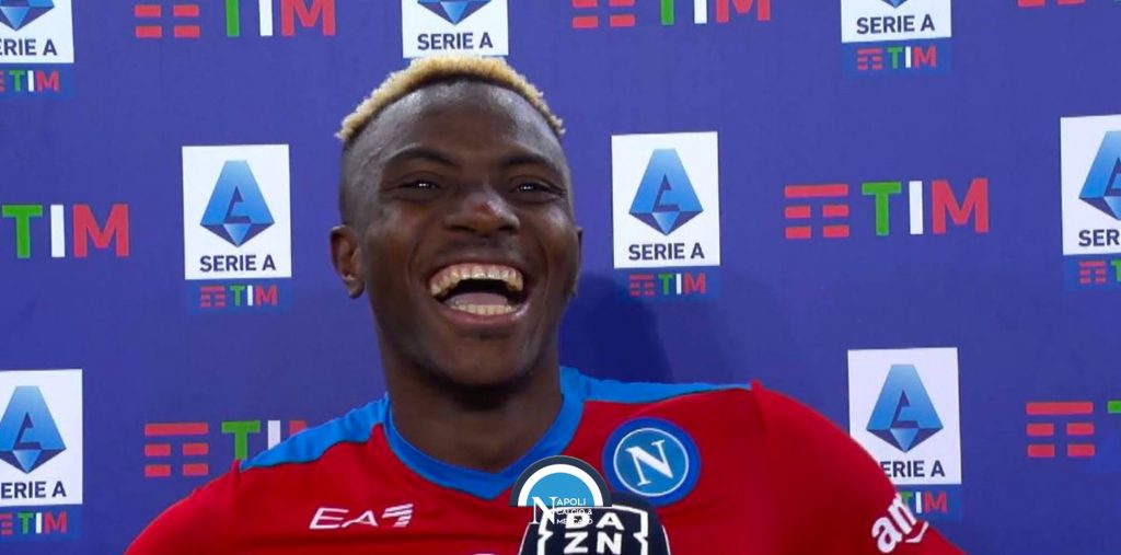 osimhen a dazn interviste napoli ultimissime