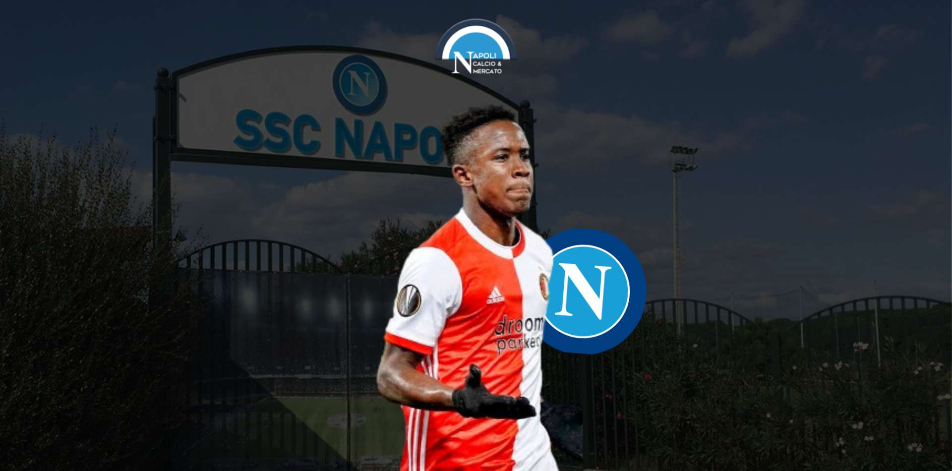 sinisterra napoli calciomercato feyenoord giuntoli colloquio