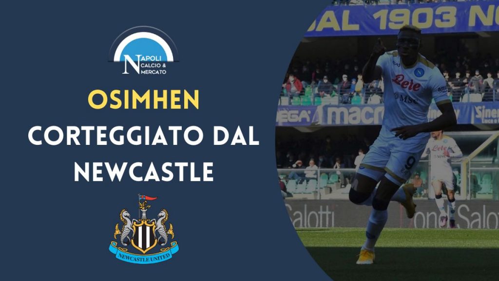 victor osimhen newcastle estate sondaggi calciomercato napoli sky