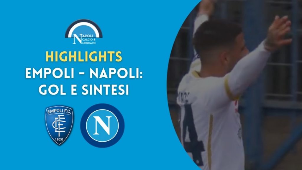 empoli napoli highlights gol mertens insigne sintesi video