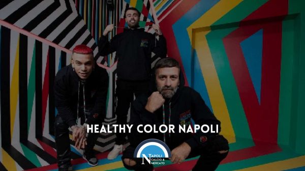 healthy color napoli apertura inaugurazione indirizzo corso umberto I 128 sfera ebbasta andrea petagna marcelo burlon