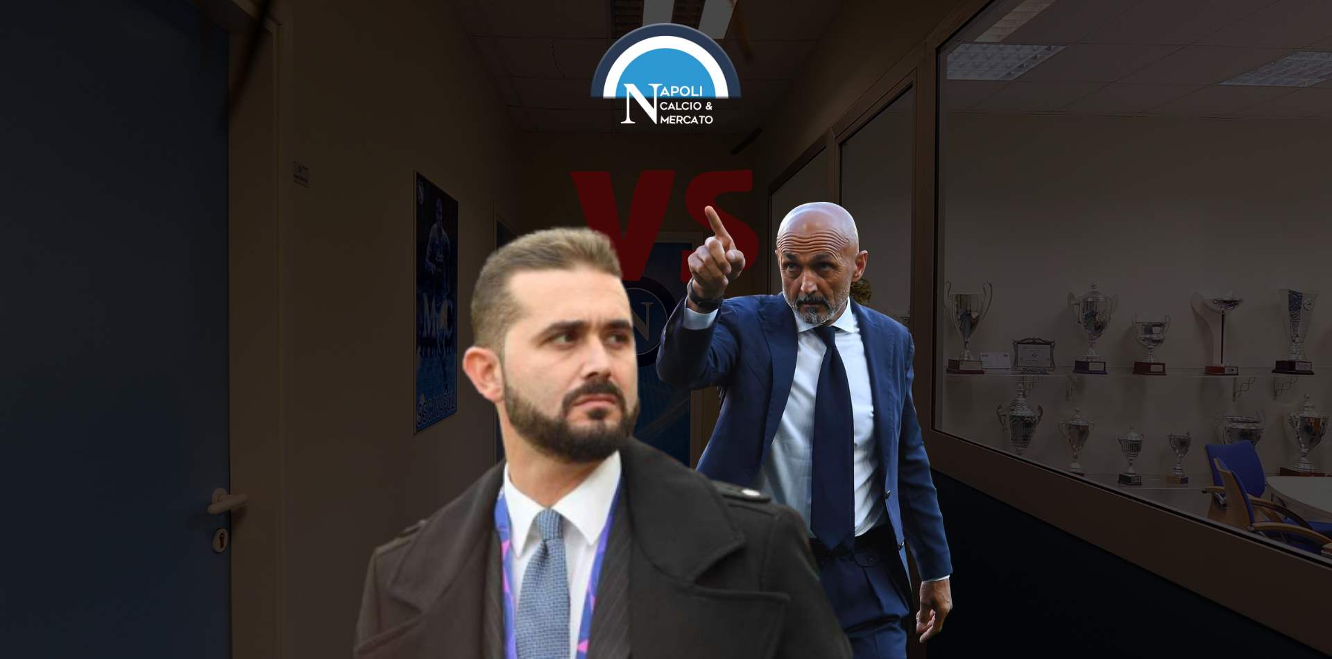 luciano spalletti ed edoardo de laurentiis ssc napoli