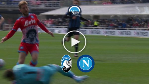 moviola atalanta napoli rigore mertens musso var