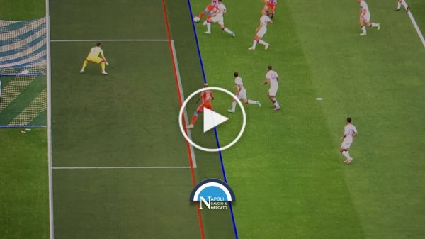 moviola napoli fiorentina arbitro mariani replay var errore gol nico gonzalez fuorigioco osimhen