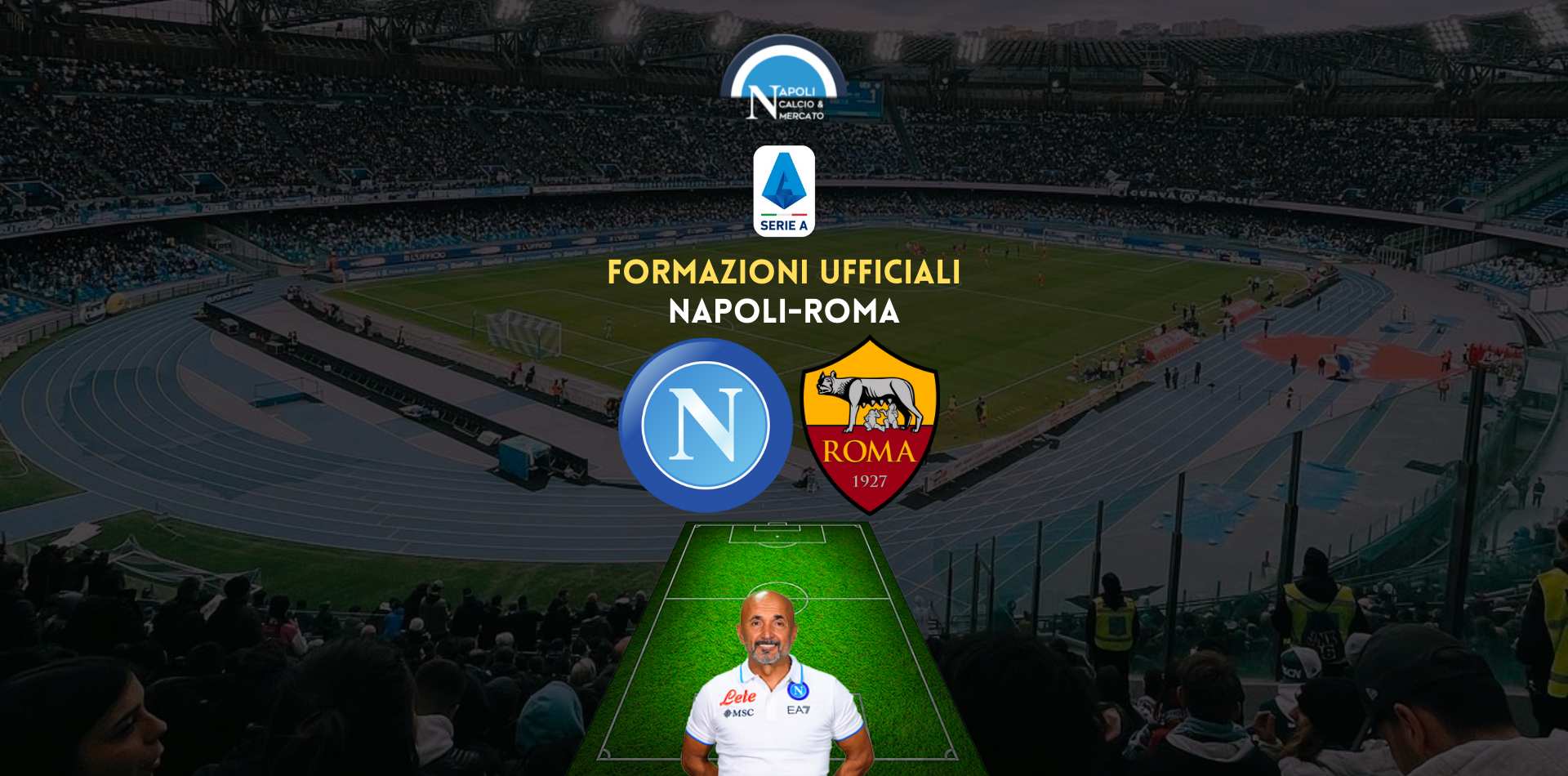 formazioni ufficiali napoli roma serie a