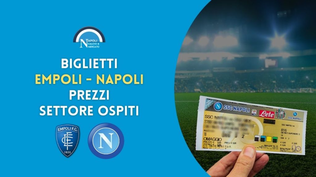 prezzi biglietti empoli napoli nel settore ospiti in trasferta in vendita su vivaticket