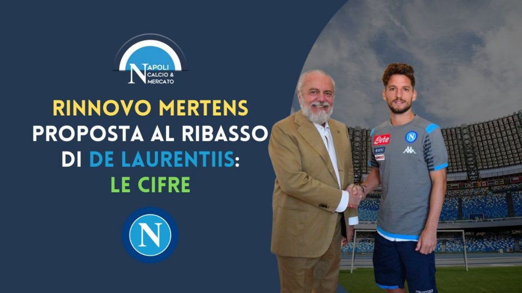 rinnovo mertens calciomercato napoli ingaggio proposta de laurentiis contratto stipendio cifre