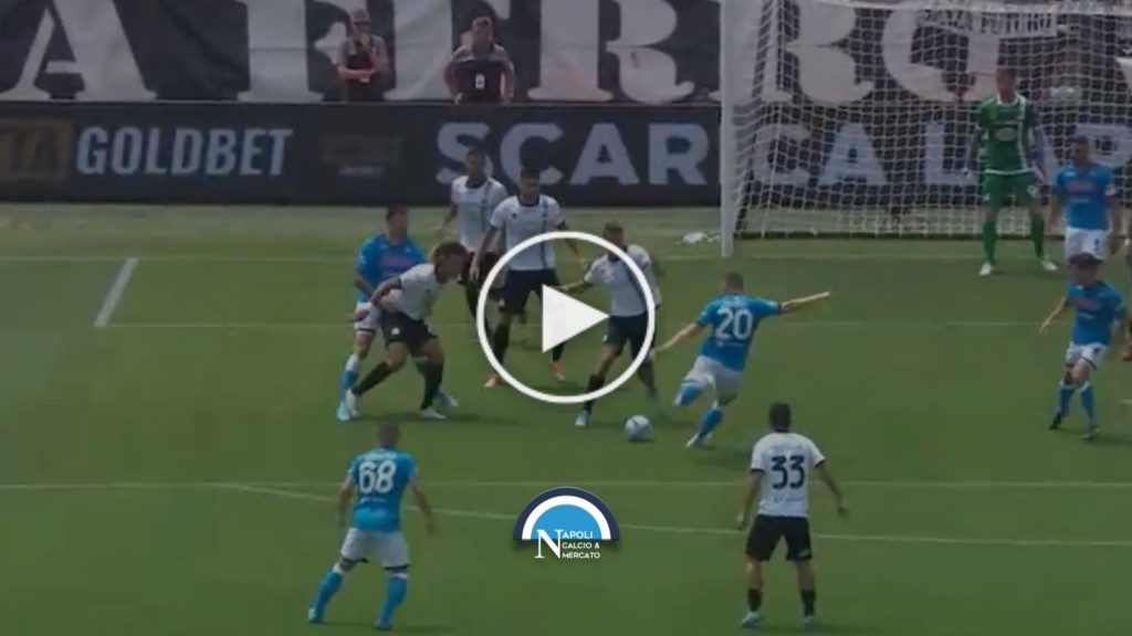 highlights spezia napoli gol politano zielinski demme sintesi video reti