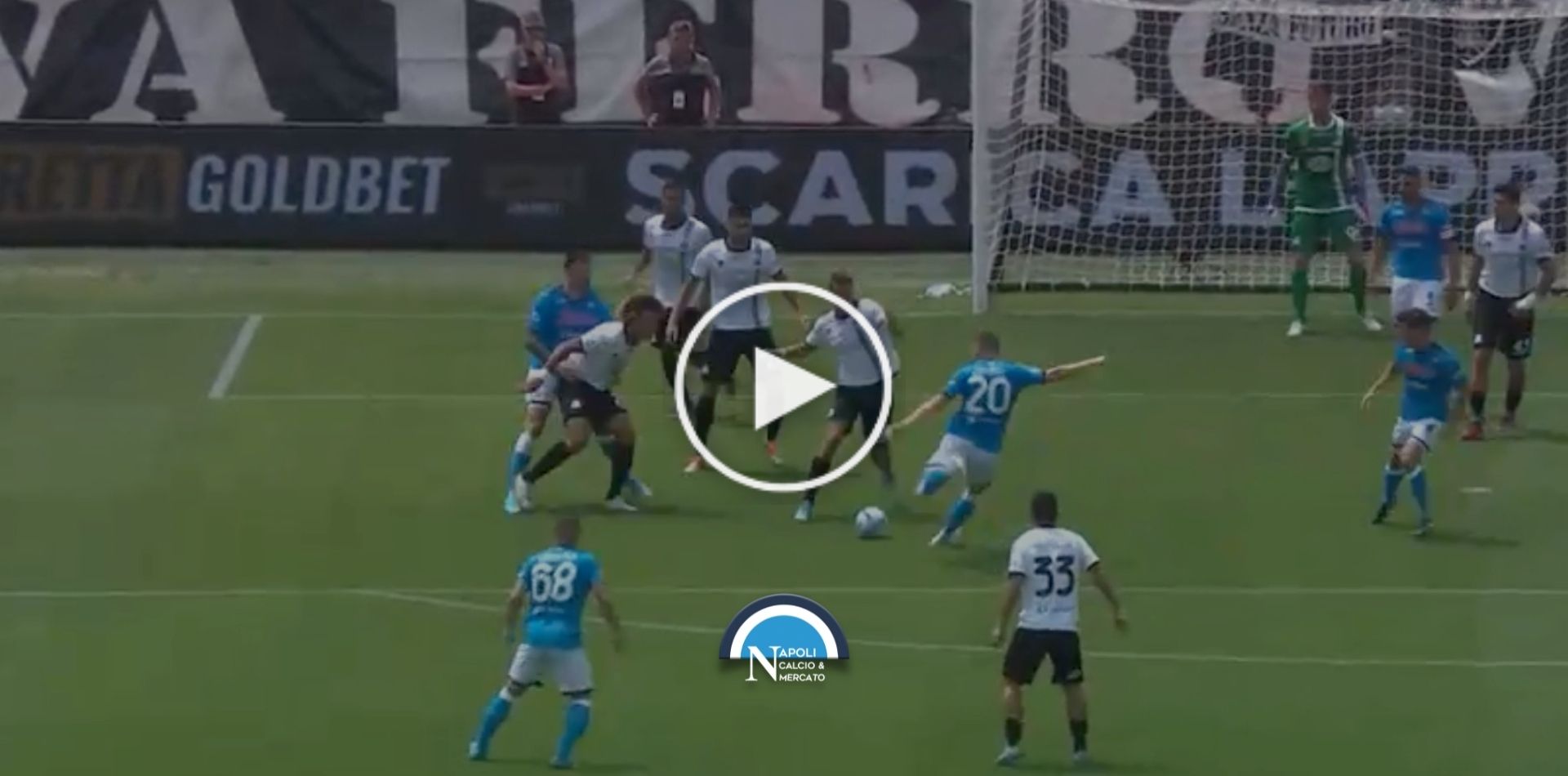 highlights spezia napoli gol politano zielinski demme sintesi video reti