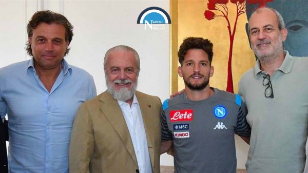 mertens napoli calciomercato rinnovo de laurentiis