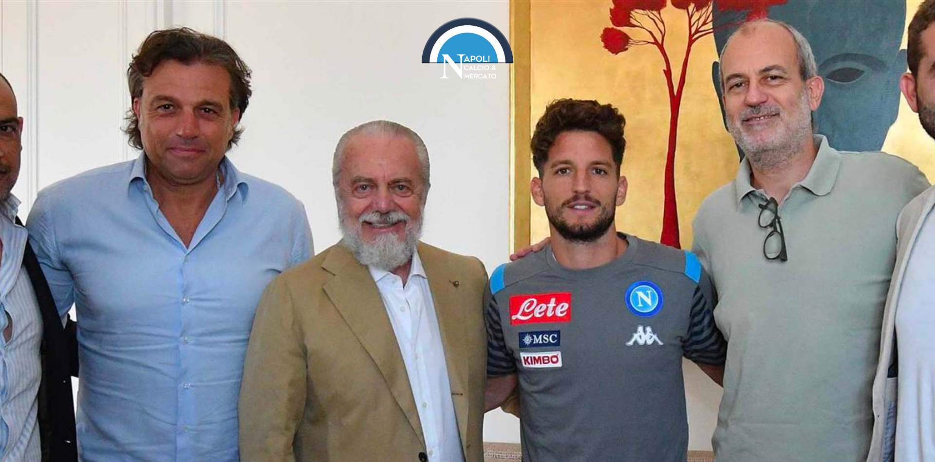 mertens napoli calciomercato rinnovo de laurentiis