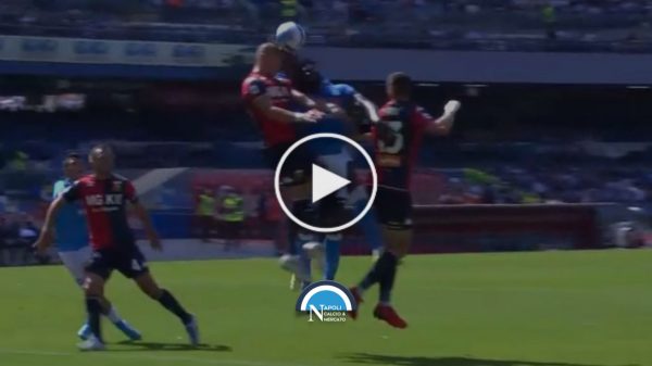 moviola napoli genoa var rigore arbitro fabbri