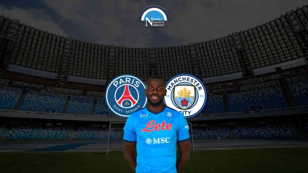 napoli calciomercato cessione koulibaly psg manchester city