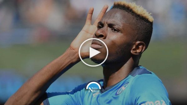 osimhen gol highlights napoli genoa sintesi serie a