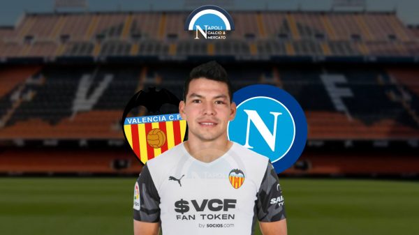 hirving lozano valencia calciomercato napoli gattuso offerta cifre