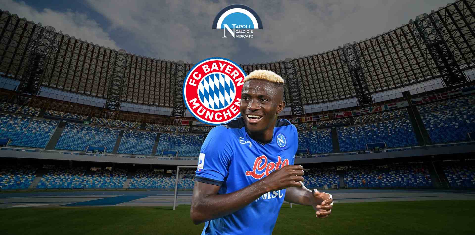 osimhen bayern monaco napoli calciomercato