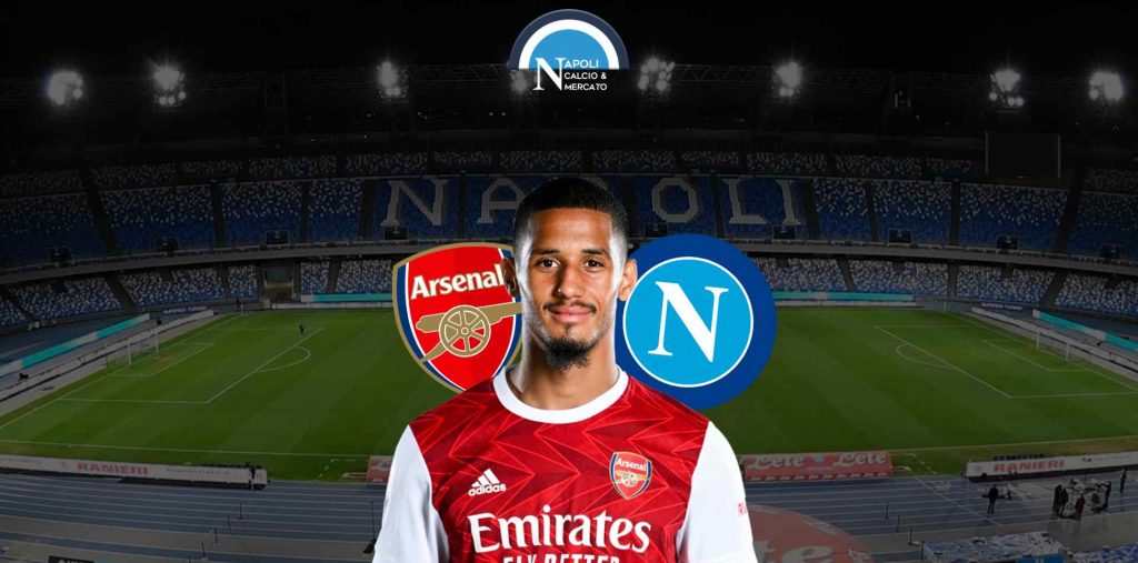 william saliba napoli calciomercato sondaggio giuntoli arsenal