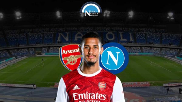 william saliba napoli calciomercato sondaggio giuntoli arsenal