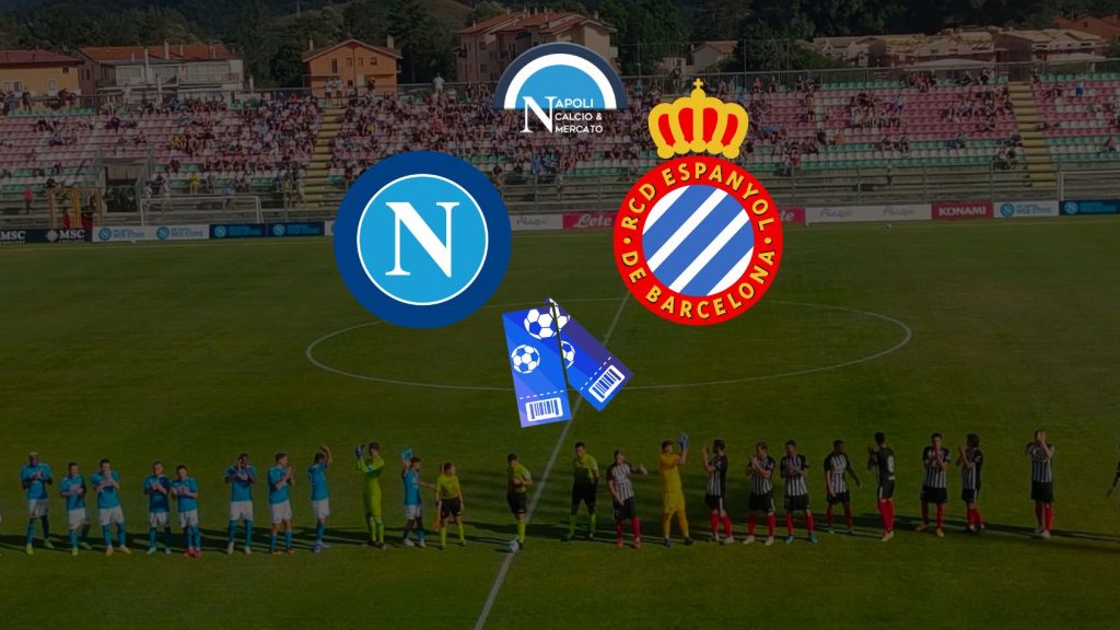 biglietti Napoli espanyol tutti i prezzi amichevole ritiro castel di sangro