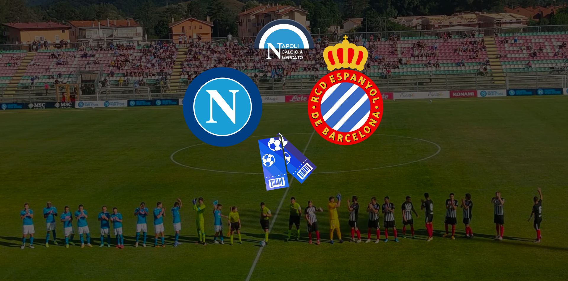 biglietti Napoli espanyol tutti i prezzi amichevole ritiro castel di sangro