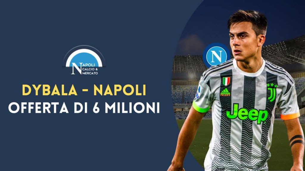 Dybala Napoli: offerta di 6 milioni con rilancio della Roma