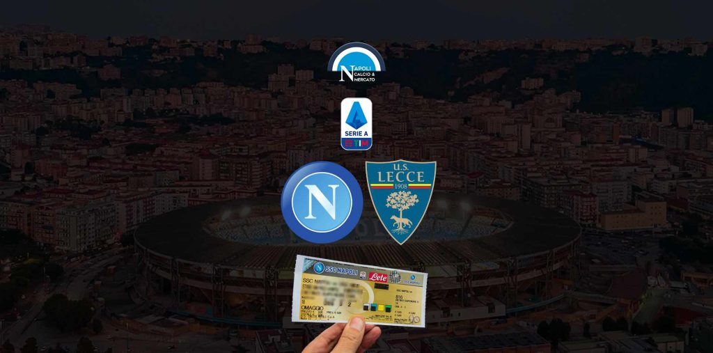 napoli lecce biglietti ticketone prezzi curve stadio maradona