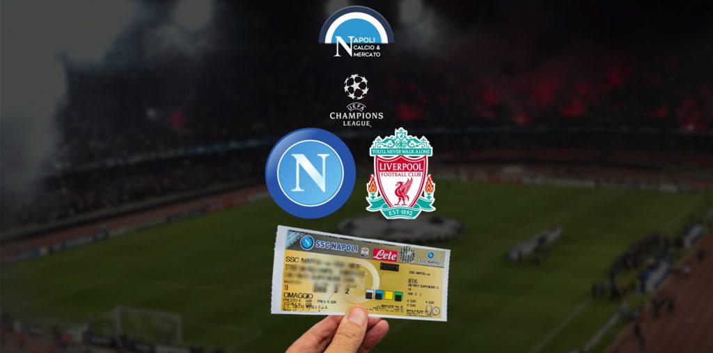 biglietti napoli liverpool champions league stadio maradona prezzi curva distinti tribuna