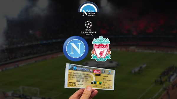 biglietti napoli liverpool champions league stadio maradona prezzi curva distinti tribuna