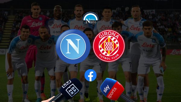 dove vedere napoli girona diretta video streaming gratis live in tv