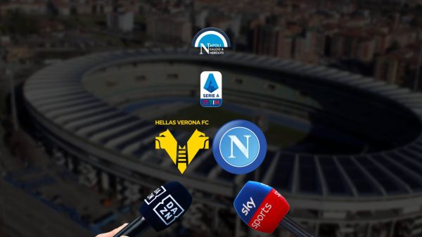 dove vedere verona napoli 1 giornata serie a sky dazn tv streaming