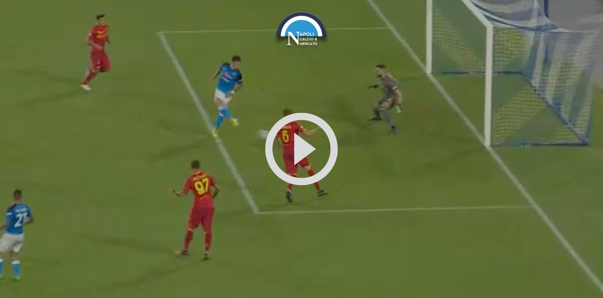 highlights napoli lecce gol elmas colombo video