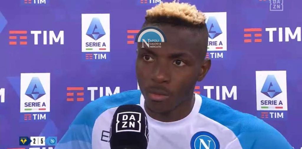 osimhen intervista a dazn ssc napoli