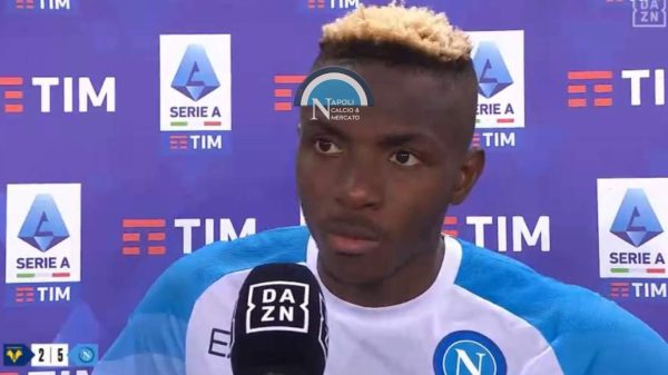 osimhen intervista a dazn ssc napoli