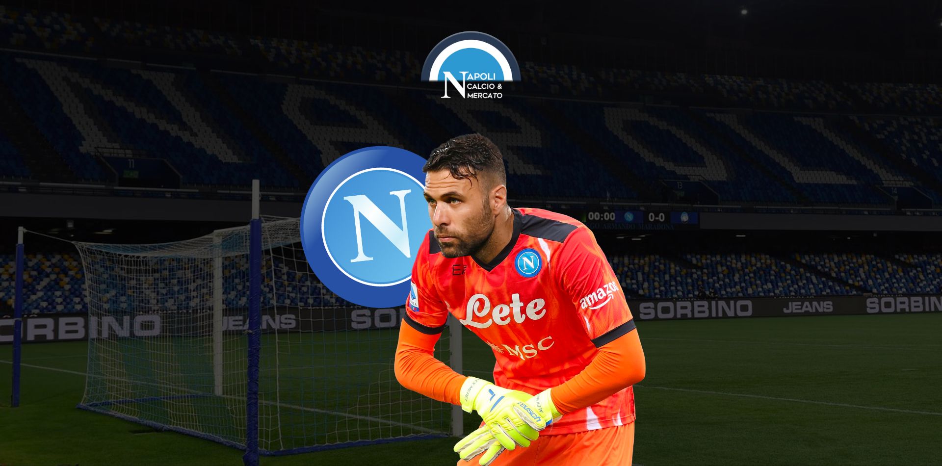 sirigu napoli secondo portiere fatta stipendio e durata contratto