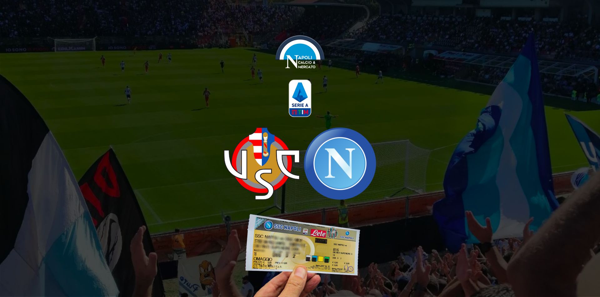 biglietti cremonese napoli 9 ottobre 2022 prezzi settore ospiti prezzo serie a ticketone