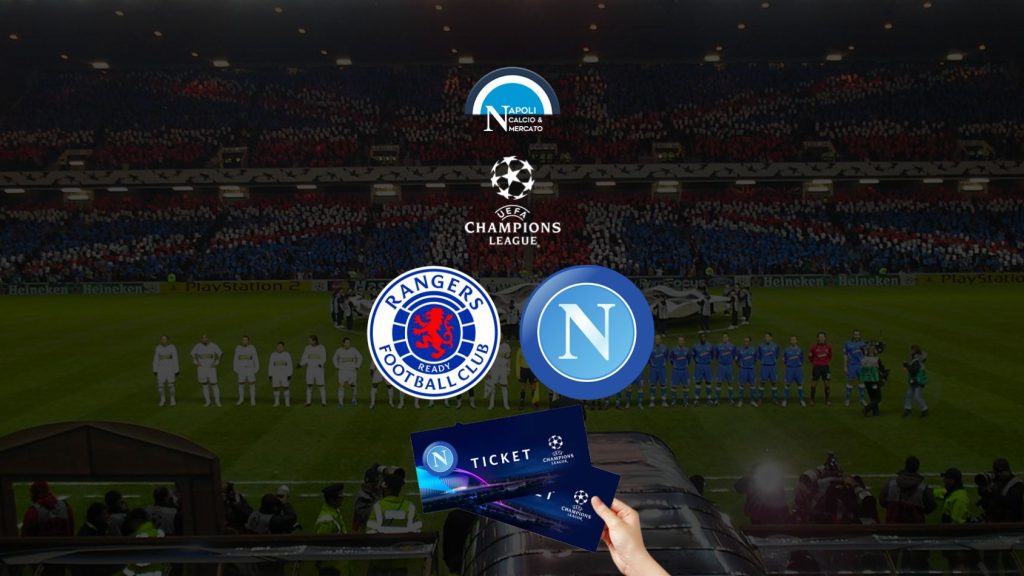 biglietti glasgow rangers napoli settore ospiti prezzo champions league trasferta