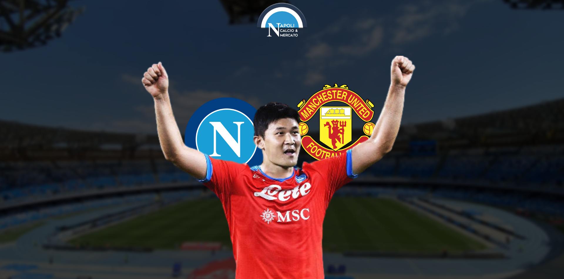 calciomercato napoli kim min-jae manchester united clausola rescissoria cifre