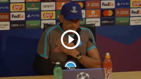 conferenza spalletti napoli liverpool champions league dichiarazioni live diretta