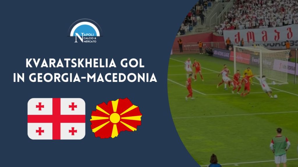 georgia macedonia gol kvaratskhelia nations league