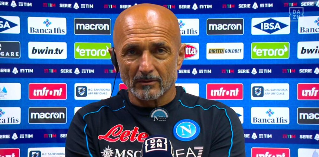 Spalletti dopo Napoli Bologna a DAZN