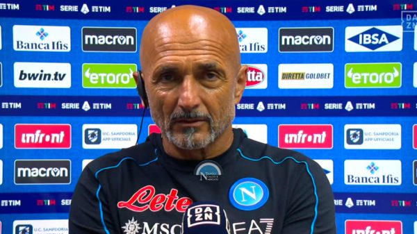 Luciano Spalletti, allenatore del Napoli, nell'intervista a DAZN