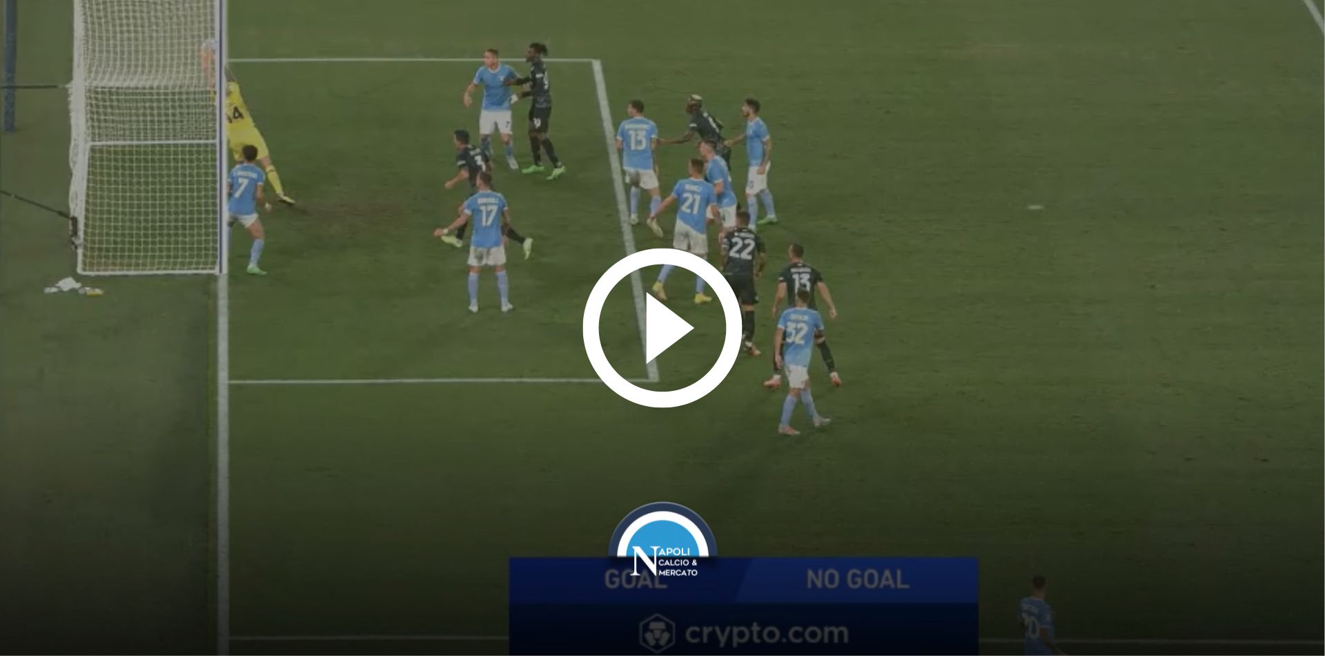 moviola lazio napoli gol kim napoli goal line technology kim min jae