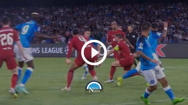 moviola napoli liverpool champions league gol napoli rigore zielinski mani milner