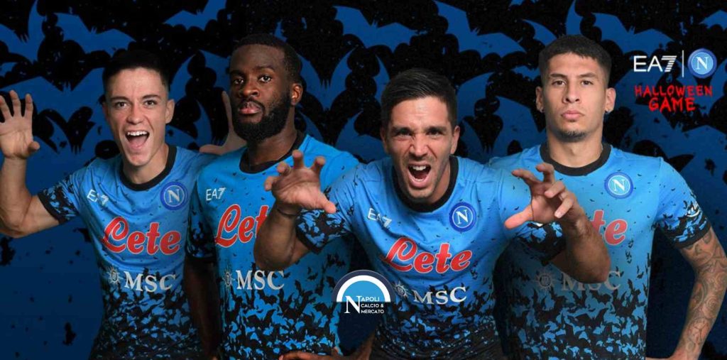 nuova maglia halloween napoli 2022 prezzo vendita foto