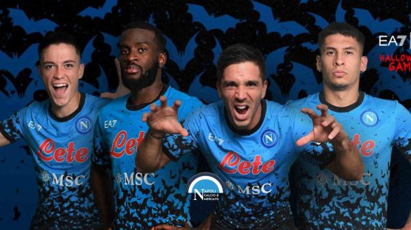 nuova maglia halloween napoli 2022 prezzo vendita foto