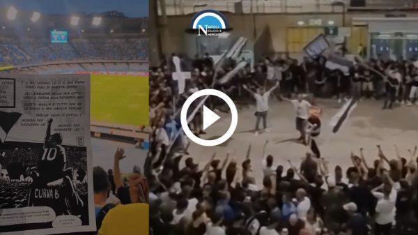 nuovo coro curva b napoli lecce testo video