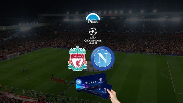 biglietti liverpool napoli settore ospiti trasferta champions league prezzo 1 novembre 2022